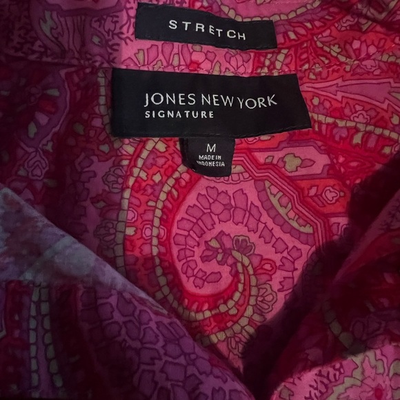 Pink Paisley Button-Up Shirt - Picture 3 of 3